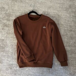 Alo Yoga Brown Crewneck SIZE S
